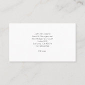 Carte De Visite Fruit Tree Financial Consultant Gestion de patrimo (Dos)