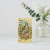 Carte De Visite Fruit Vintage (Debout devant)