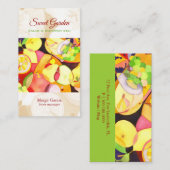 Carte De Visite Fruits colorés Restauration Deli (Devant / Derrière)