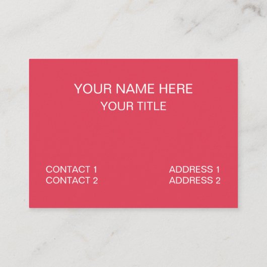 Carte De Visite Fruits cuits à la pêche (Dos)