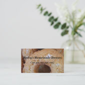 Carte De Visite Fruits de beignets faits maison personnalisés (Debout devant)