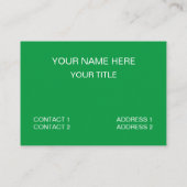 Carte De Visite Fruits de chaux (Dos)