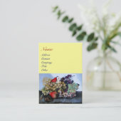 CARTE DE VISITE FRUITS DE SAISON 1 - RAISONS ET PEARS (Debout devant)