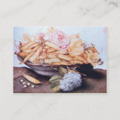 CARTE DE VISITE FRUITS DE SAISON 6 - HARICOTS ET ROSE (Dos)