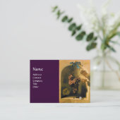 Carte De Visite FRUITS DE SAISON - PROSPÉRITÉ ,jaune vert marron (Debout devant)