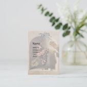 Carte De Visite FRUITS DE SAISON - PROSPÉRITÉ, rouge rose (Debout devant)