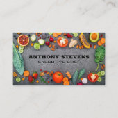 Carte De Visite Fruits et légumes sur la table (Devant)