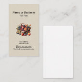 Carte De Visite Fruits frais (Devant / Derrière)