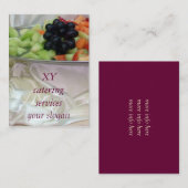 Carte De Visite Fruits frais sur soie (Devant / Derrière)