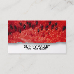 Carte De Visite Fruits Gros Plan Vente au Détail Vente en Gros