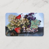 Carte De Visite FRUITS, RAISONS ET PEURS DE SAISON, VIVRE Violet (Dos)