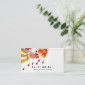 Carte De Visite Fruits tropicaux, Bar à jus (Debout devant)