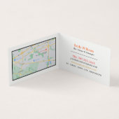 Carte De Visite Fruits tropicaux, Bar à jus, Détail (Intérieur)