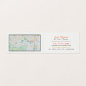 Carte De Visite Fruits tropicaux, Bar à jus, Détail (Intérieur déplié)