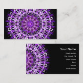 Carte De Visite Fuir le kaléidoscope violet (Devant / Derrière)