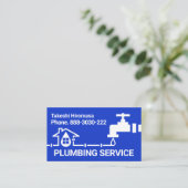 Carte De Visite Fuite du tuyau de dérivation (Debout devant)