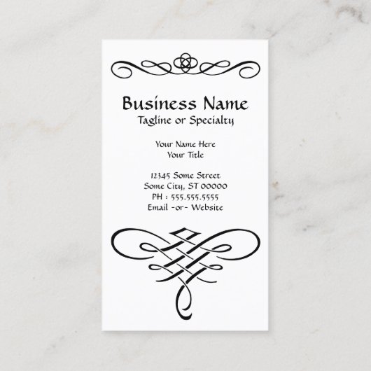 Carte De Visite fumée de potion d'amour (Dos)