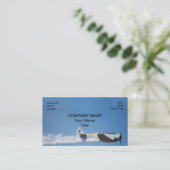 Carte De Visite Fumée de remorquage de Warbird (Debout devant)