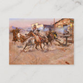 Carte De Visite Fumée d'un. 45, 1908 par Charles Marion Russell (Dos)