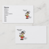 Carte De Visite Fumée et T-shirts et cadeaux de dîner (Devant / Derrière)