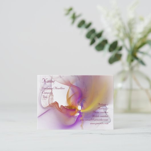 Carte De Visite Fumée légère (Debout devant)