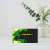 Carte De Visite fumée verte sur le gyu arrière - plan noir8 (Debout devant)