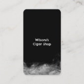 Carte De Visite Fumer Boutique Vape Noir (Devant)