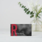 Carte de visite fumeux d'artiste d'impression de (Debout devant)