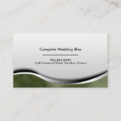 Carte de visite fumeux de wedding planner (Dos)