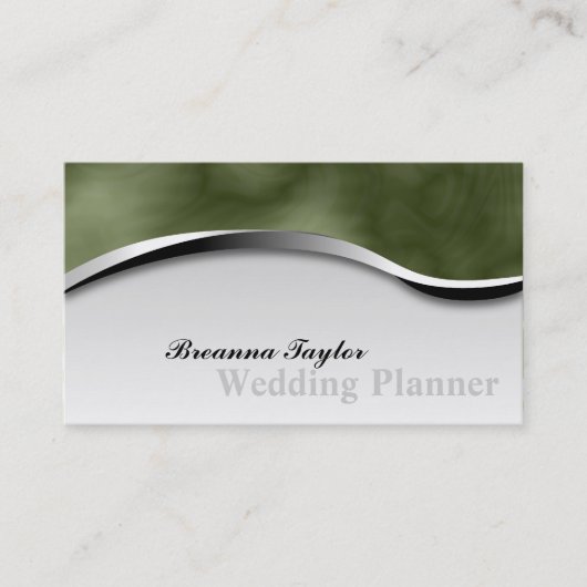 Carte de visite fumeux de wedding planner (Devant)
