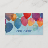 Carte de visite Fun Balloon Party ou Event Planner (Dos)
