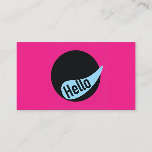 Carte De Visite Fun Business Card template (Devant)