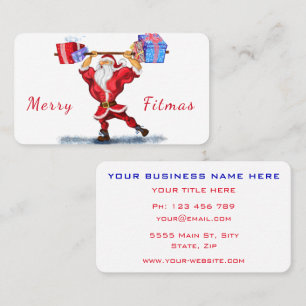 Carte De Visite Fun Christmas Business Office personnalisé Spécial