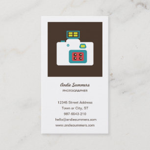 Carte De Visite Fun Colorful Lomo Action S Camera Photographe