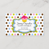 Carte De Visite Fun Cupcake Bakery (Devant)