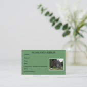 Carte De Visite Fun Farm Shack "Changement d'adresse" (Debout devant)