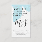 Carte De Visite Fun Frosting Dristing Cake Bakery Waffle Motif (Dos)