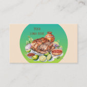 Carte De Visite Fun Mexican food ajouter (Devant)