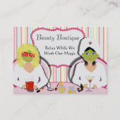 Carte De Visite Fun Salon de beauté Spa de santé (Devant)