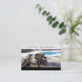 Carte De Visite funéraire de Contur Baum Kreuz (Debout devant)