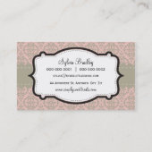 CARTE DE VISITE :: funky damask 1L (Dos)