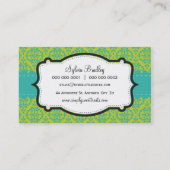 CARTE DE VISITE :: funky damask 6L (Dos)