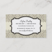CARTE DE VISITE :: funky damask 9L (Dos)
