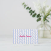 carte de visite funky et groove douce (Debout devant)