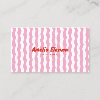 carte de visite funky groovy douce