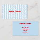 carte de visite funky soft (Devant / Derrière)