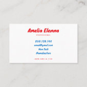 carte de visite funky soft (Dos)