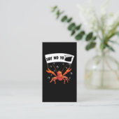 Carte De Visite Funny Crawfish Boil Pun Crayfish Season Lobster (Debout devant)