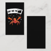 Carte De Visite Funny Crawfish Boil Pun Crayfish Season Lobster (Devant / Derrière)