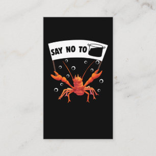 Carte De Visite Funny Crawfish Boil Pun Crayfish Season Lobster